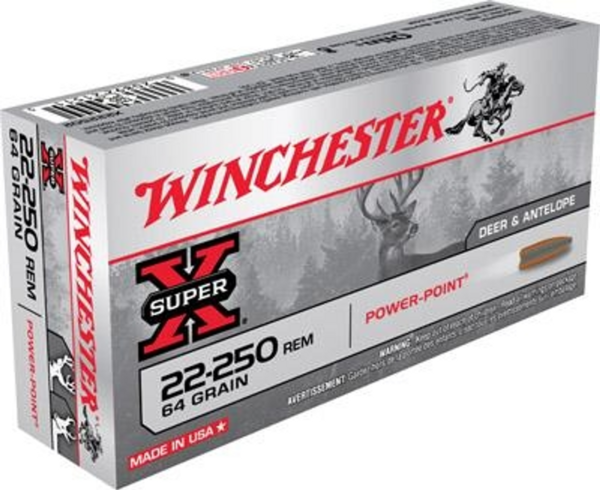Winchester Super X 22-250 Rem 64 Gr SP